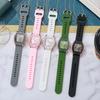 Small Fragrance Style Ladies Silicone Watch With Quartz Movement For Casual Girls