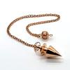 [Sedona Magic] Metal Pendulum, Arrow Shape, Copper Arrow, Includes Instructions for Use, Fortune Telling, Dowsing, Pink Gold Shine