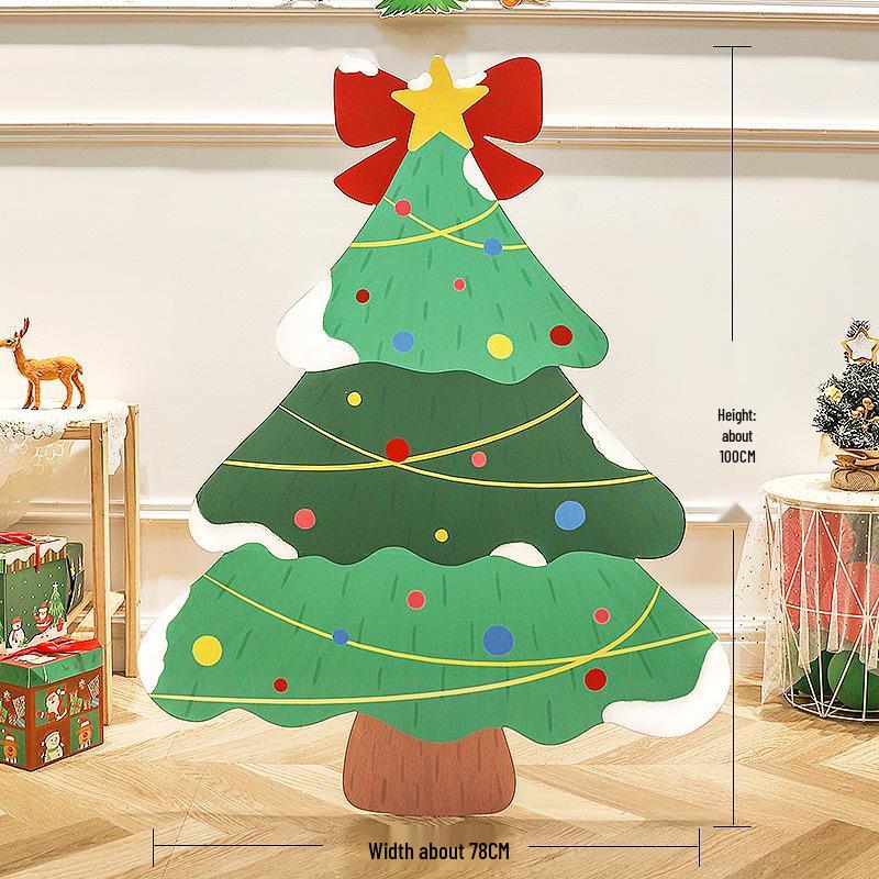 Ornamenti di Natale a Tema Babbo Natale: Set Scena Oggetto di Scena per Foto Vacanze all'Aperto