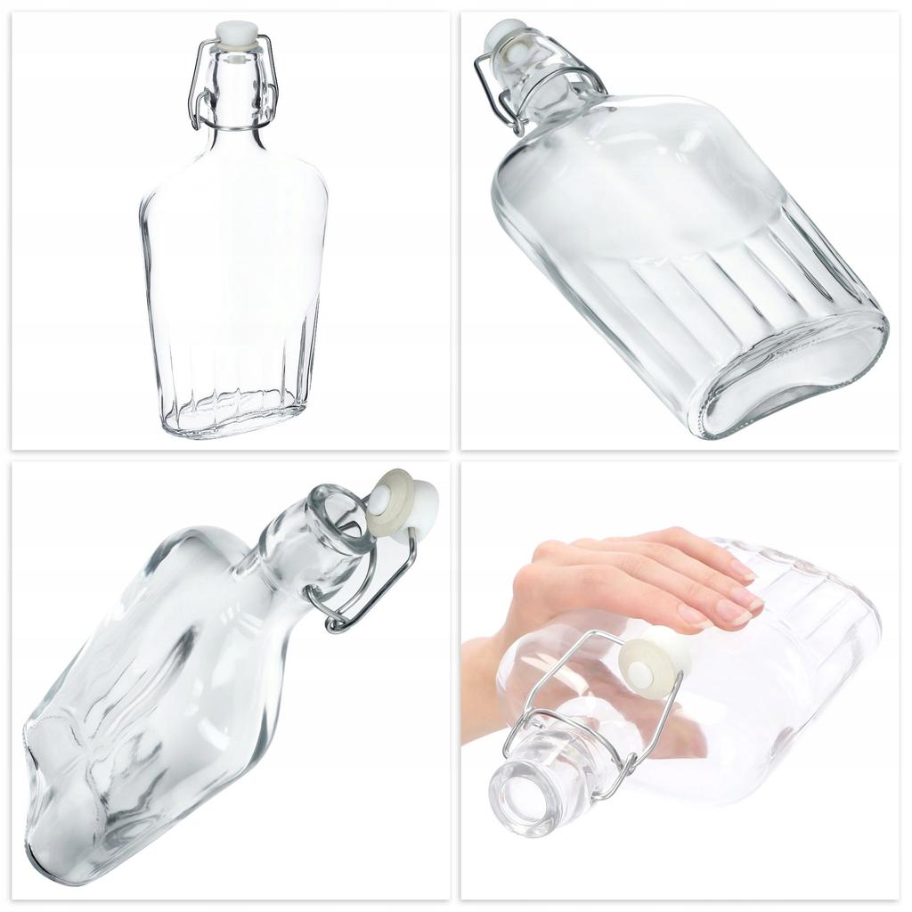 KADAX Μπουκάλι με Φελλό για Κρασί Λικέρ Μπύρα 500ml