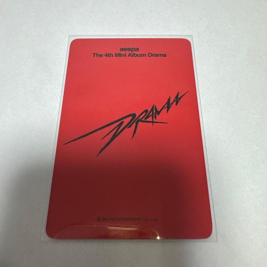 [USED] aespa Karina drama withmuu bonus trading card