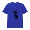 Party Deer Heavy Metal Sense Of Humor Funny Print T Shirt M1522 vintage Washed Versatile Comfortable fashion homme Stretched
