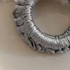 High Elasticity Crinkle Hair Tie Soft Fabric Scrunchies Fashion Headwear For Women Girls Daily & Party Use