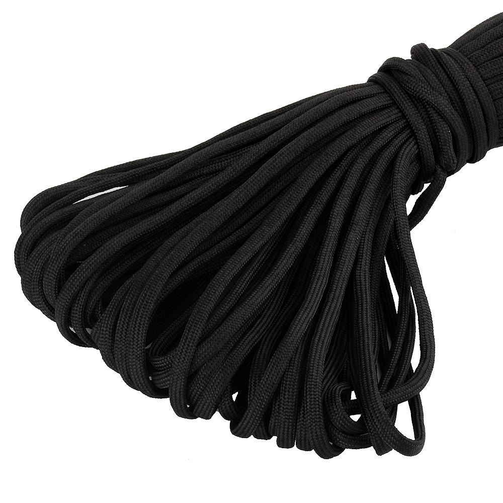 4mm 100meters Outdoor Hiking Polyester Paracord 7 Inner Strands Cores 550 Lbs Capacity Full Parachute Cord Nylon Bag Packing