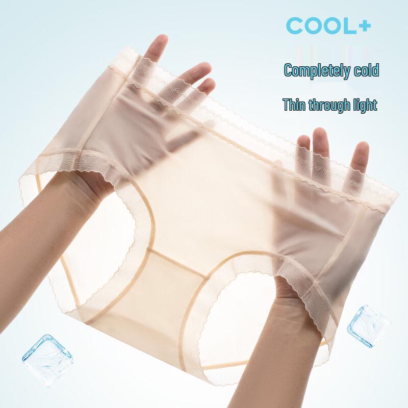 Cosmo Lady Women's Antibacterial Ice Silk Seamless Briefs