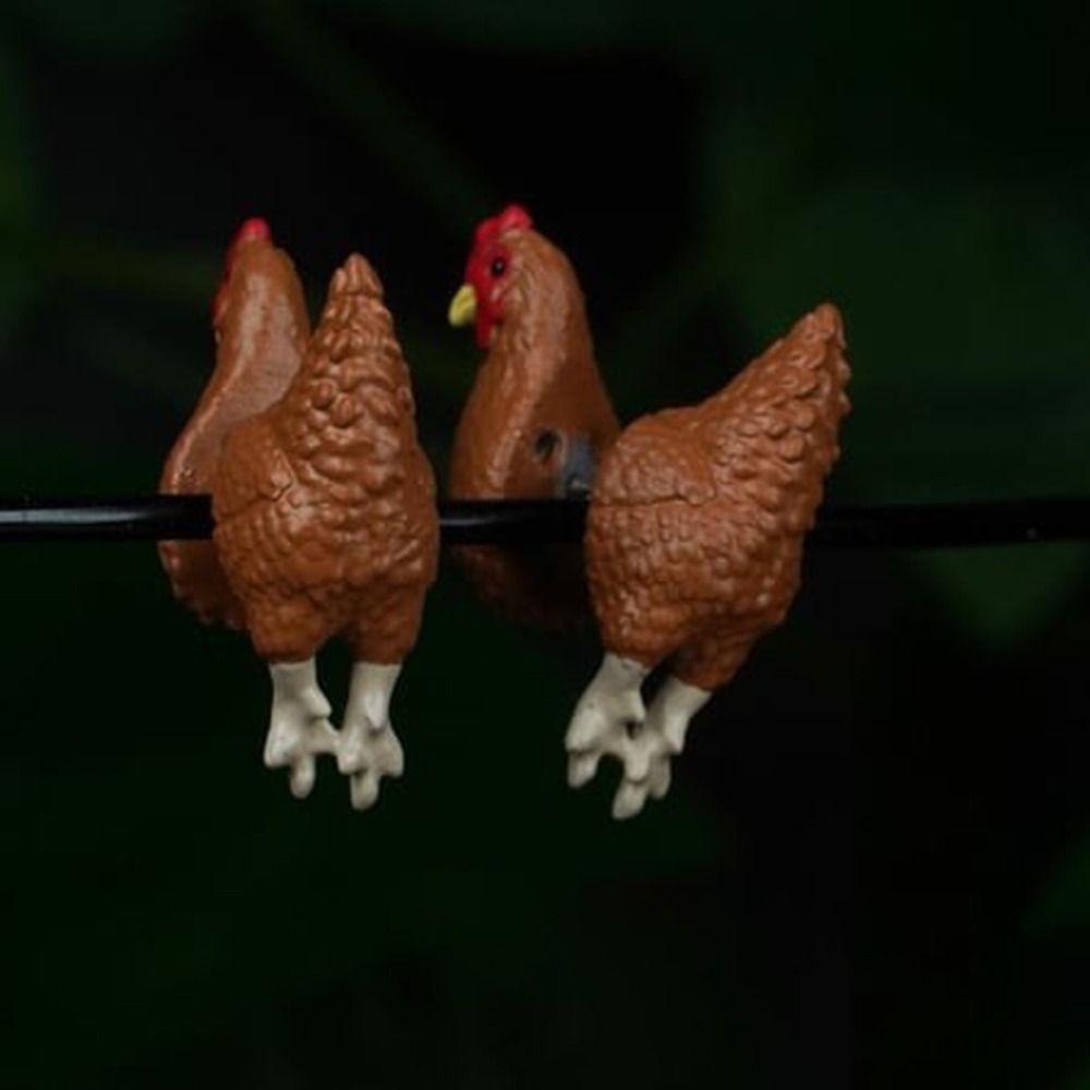 Elegant Hand Painted Chicken Earrings Farm Animal Jewelry Retro Earrings  Chicken Lovers