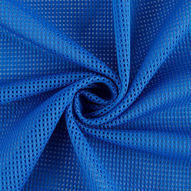 75D Quick-Dry Low-Elastic Birdseye Perforated Mesh Fabric for Spring/Summer