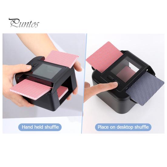 Automatic Card Shuffler 2000mAh Type-C Rechargeable Quiet Electric Poker Card Dealer Machine Card Dealing Tool Casino Equipment