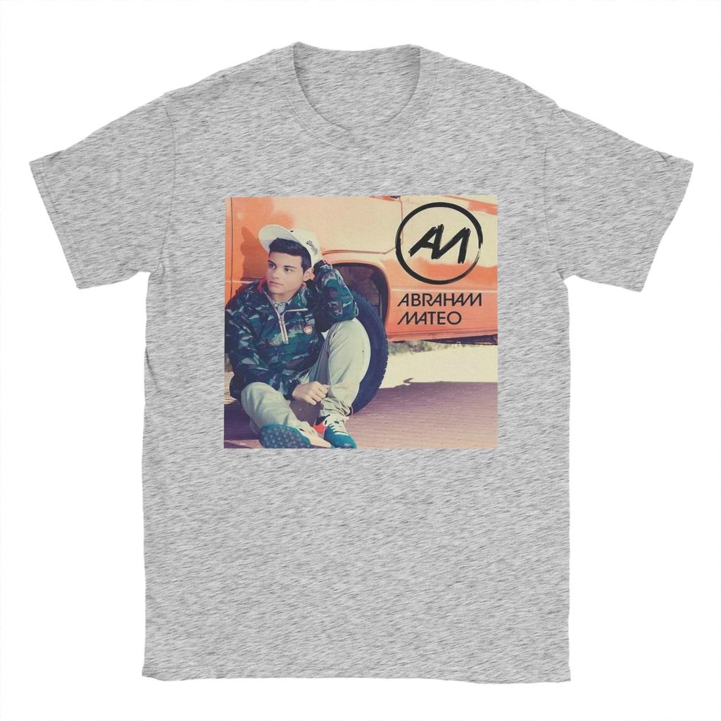 Rapper Abraham Mateo Album Unisexs T Shirt Fun Tee Shirt Short Sleeve Crewneck TShirts Cotton Classic Tops