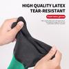 1/2/3/4/5 Paar Arbeitsschutzhandschuhe Schale Polyurethan-beschichtet Gestricktes Handgelenk Nicht rutschfest Verschleißfest Atmungsaktiv Sicherheitshandschuh