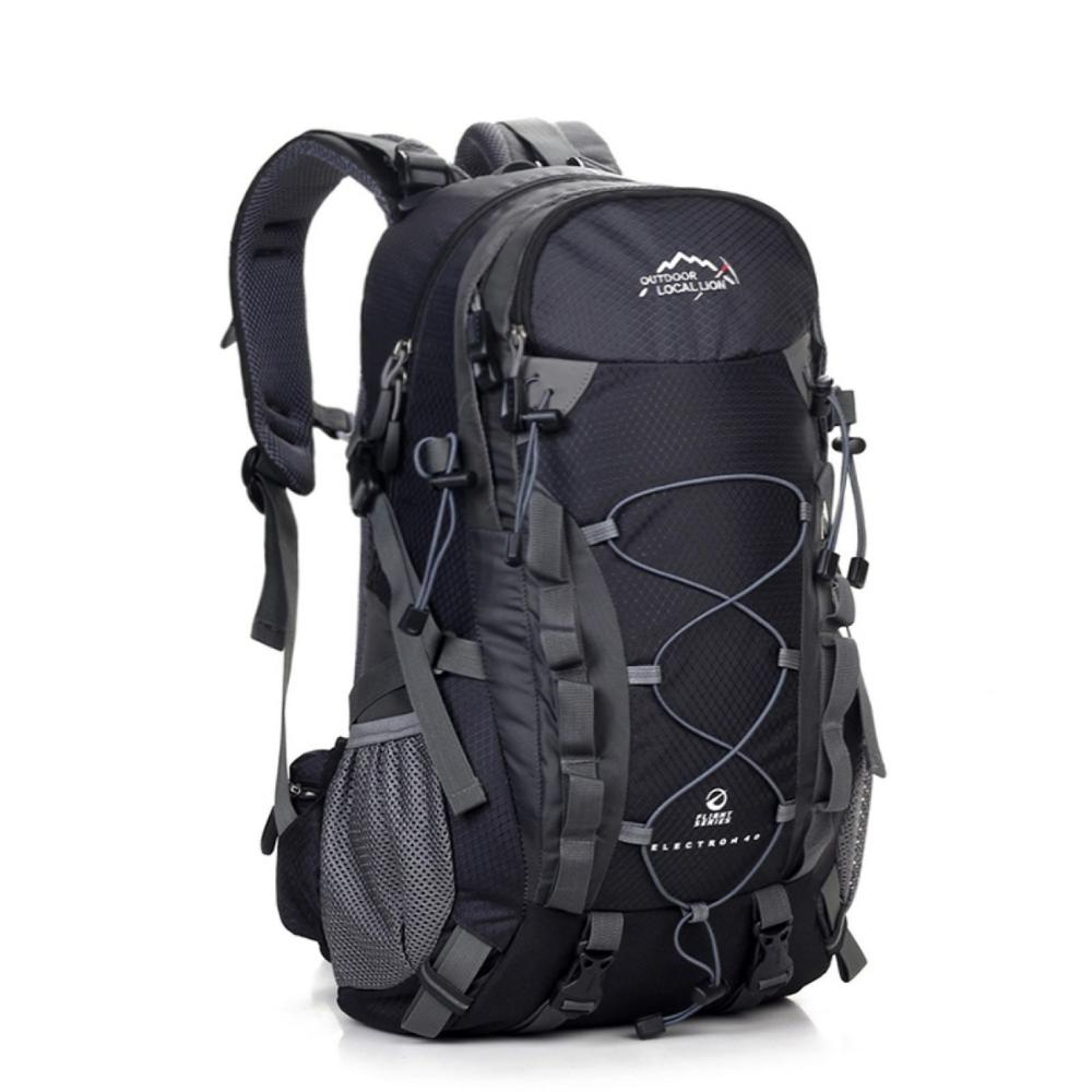 Zaino da 40 litri Zaino da campeggio Trekking Zaini da viaggio Borsa tattica impermeabile Donna Uomo Arrampicata Grande capacità