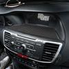 Real Carbon Fiber Car Accessories Center Console Display Panel Cover Soft Sticker For Honda Accord 9th Gen 2014 2015 2016 2017