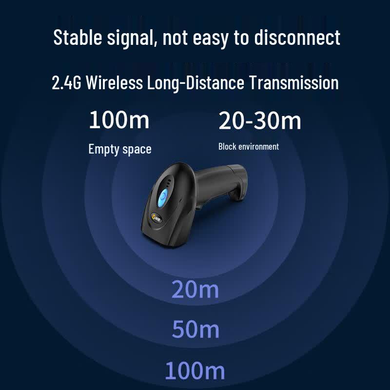 Komay GY-56W Wireless 1D Barcode Scanner