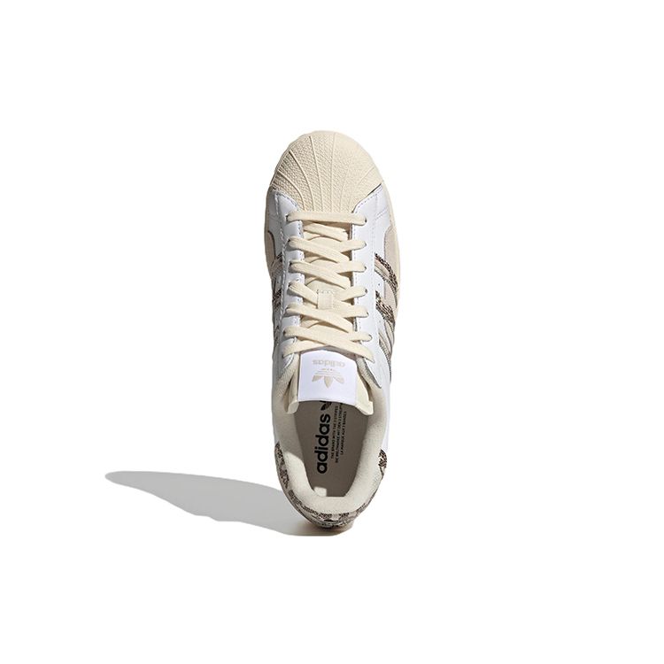 Adidas Originals Superstar Low Top Sneakers Unisex Sneakers White Beige Brown GY3420