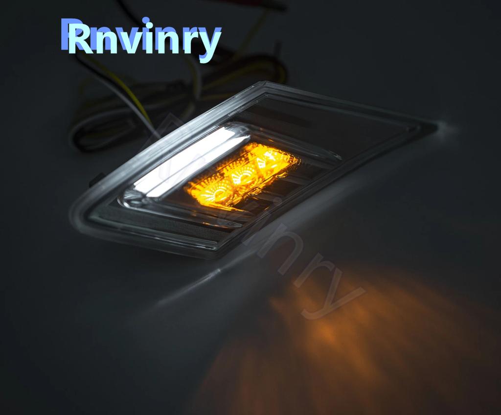 2pcs LED Side Marker Lamp For Subaru BRZ Toyota GT86 Scion Car Front Amber Turn Signal Light Running Position Lights
