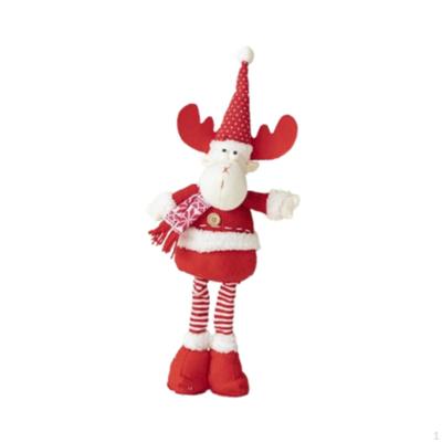 Christmas Decoration Doll Ornament Desktop Figurine Plush for Centerpiece