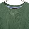 Mr.GENTLEMAN Short Sleeve Sweater M Green Knit Men's Used