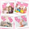 12Pcs 18 inch Heart Foil Balloons Inflatable Wedding Engagement Party Decor  Birthday Party