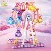 Non-Toxic Moc Cute Ferris Wheel Building Block Model Brick Diy Construction Toy For Children Desk Decor.