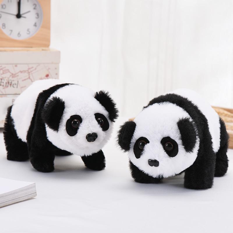 Electric Walking Plush Panda Toy: Crawling, Walking, and Barking Panda for Children