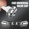 2025 New 4pcs Metal Car Styling Wheel Tire Valve Air Stem Cap Covers For Skoda S Skoda Kodiaq Fabia Kamiq Karoq Octavia A5 A7 Ra