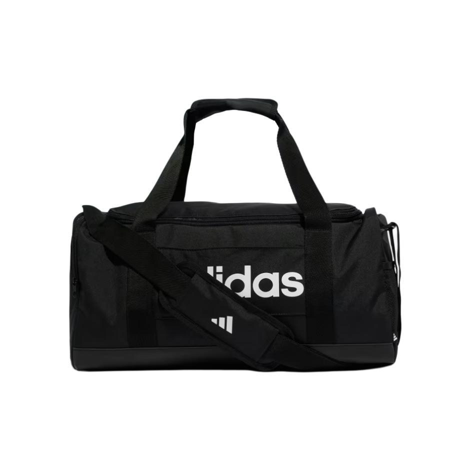 Adidas Polyester Canvas Bag, Portable Gym Bag Small Unisex Black
