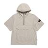 Nationalgeographic Adeli Lightweight Woven Stretch Short Sleeve Anorak Mourning Beige
