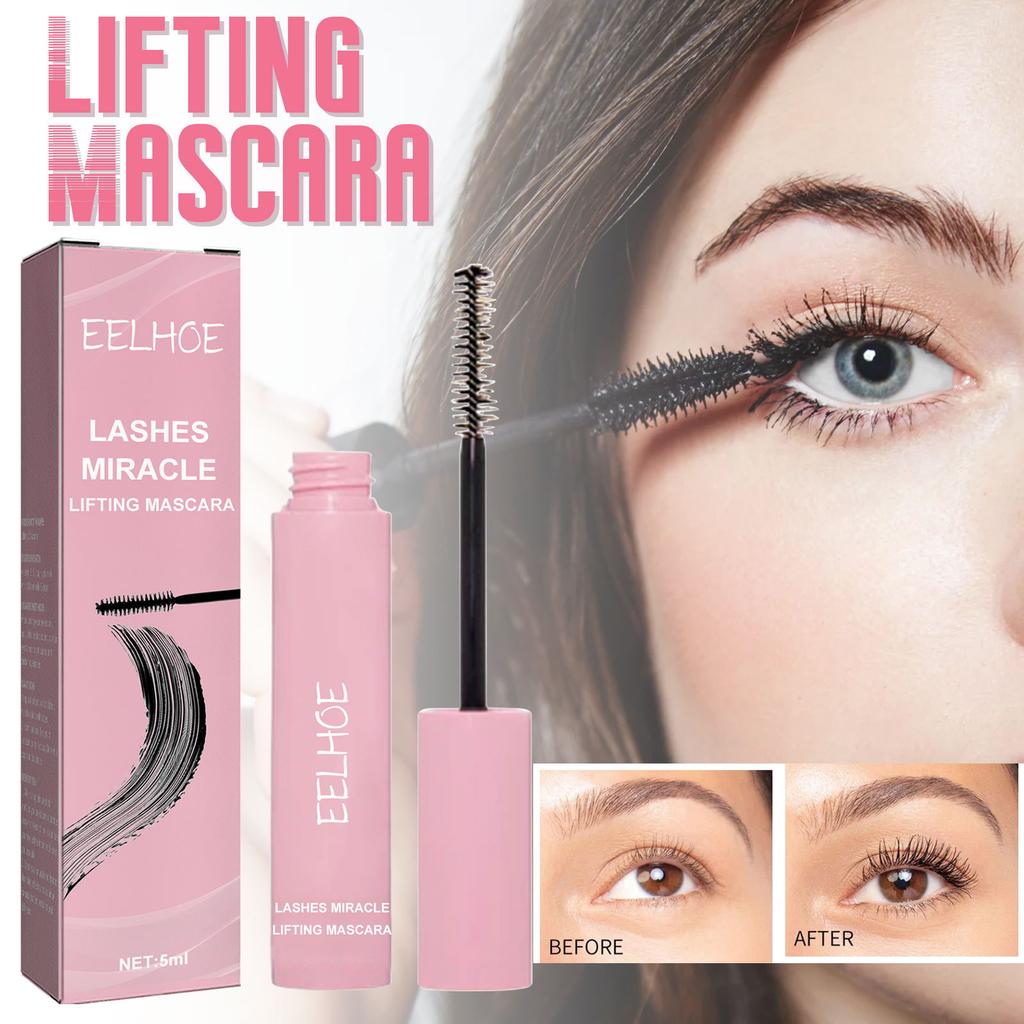 EELHOE 1 Pcs Curling Mascara Ultra-fine Small Brush Head Mascara Slim And Thick Curling Anti-sweat Non-smudge Curling Mascara Comestics