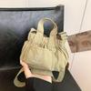 Small Nylon Shoulder Bag Korean Style Dumpling Bag Cute Canvas Messenger Bag  Office Worker
