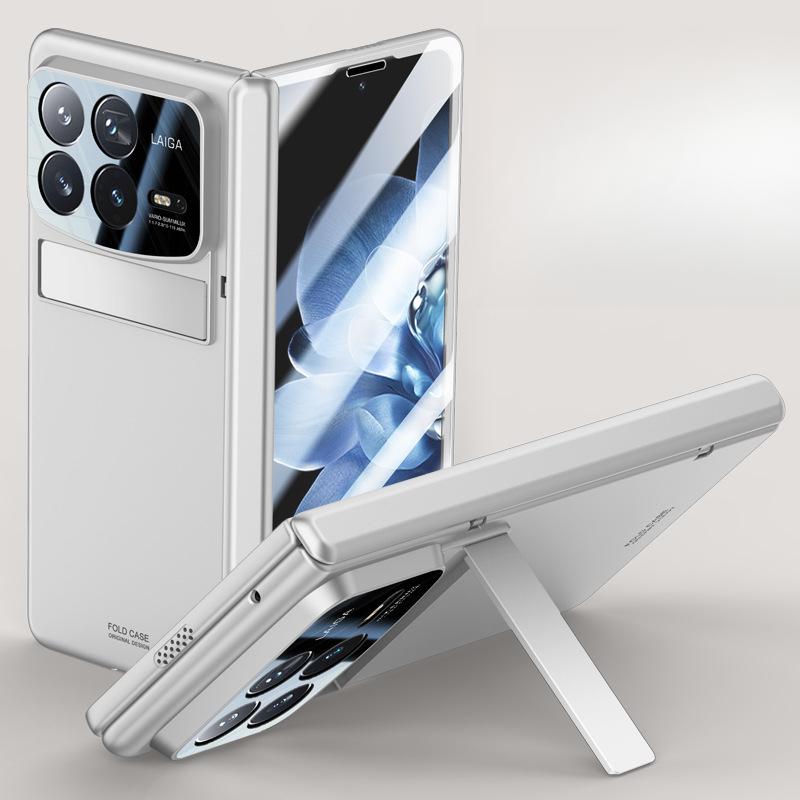 Suitable for Xiaomi MixFold4 Mobile Phone Case Film Integrated Folding All-inclusive Matte Bracket Simple Spring Hinge Anti-fall