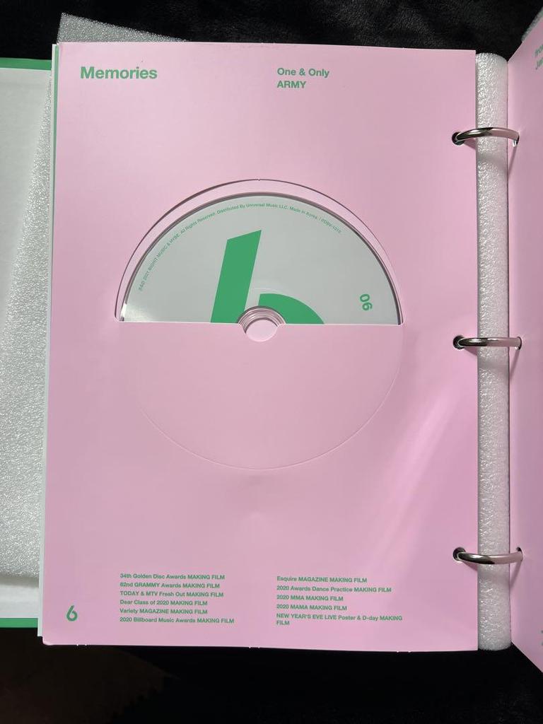 [USED] BTS Memories of 2020 Trading Card: SUGA