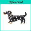 Tier-Anstecknadel aus Zinklegierung mit Tupfen-Hunde-Design für Mädchen und Frauen