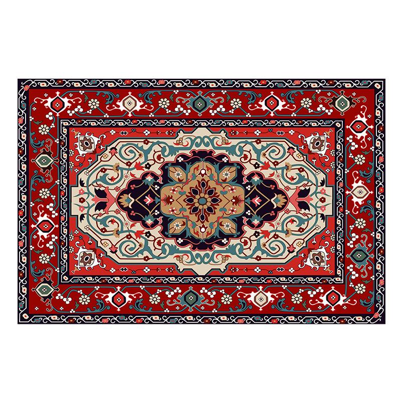 American Retro Carpet Ethnic Persian Style Living Room Sofa Mat Bedroom Bedside Non-slip Rug Multiple Sizes Home Decoration
