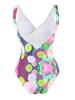 Europäischer Print-Bikini 2025 mit Sonnenschutz-Gaze-Rock - Resort-Bademode