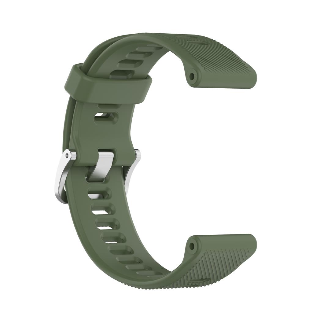Solid Color Silicone Replacement Watch Strap for Garmin Forerunner 745