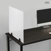 Frosted Acrylic Divider Panel 24x18 Inch - 2 Pack, Clamp-On Office Privacy Screen, Non-Glare Desk Partition, Workspace Separator