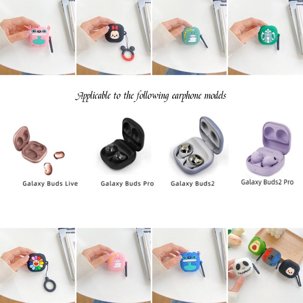 Cute Cartoon Tpu Earphone Case Compatible With Samsung Buds2 Pro Live Minnie And Mickey