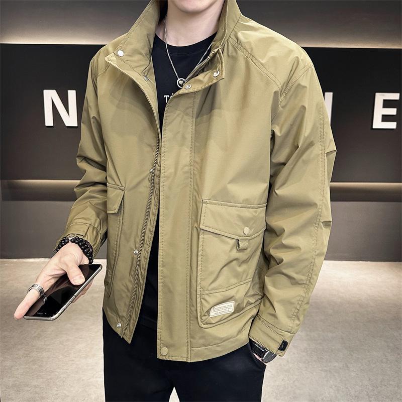 

Men s Trendy Stand Collar Padded Workwear Jacket - Autumn/Winter Collection M (50-60 kg)