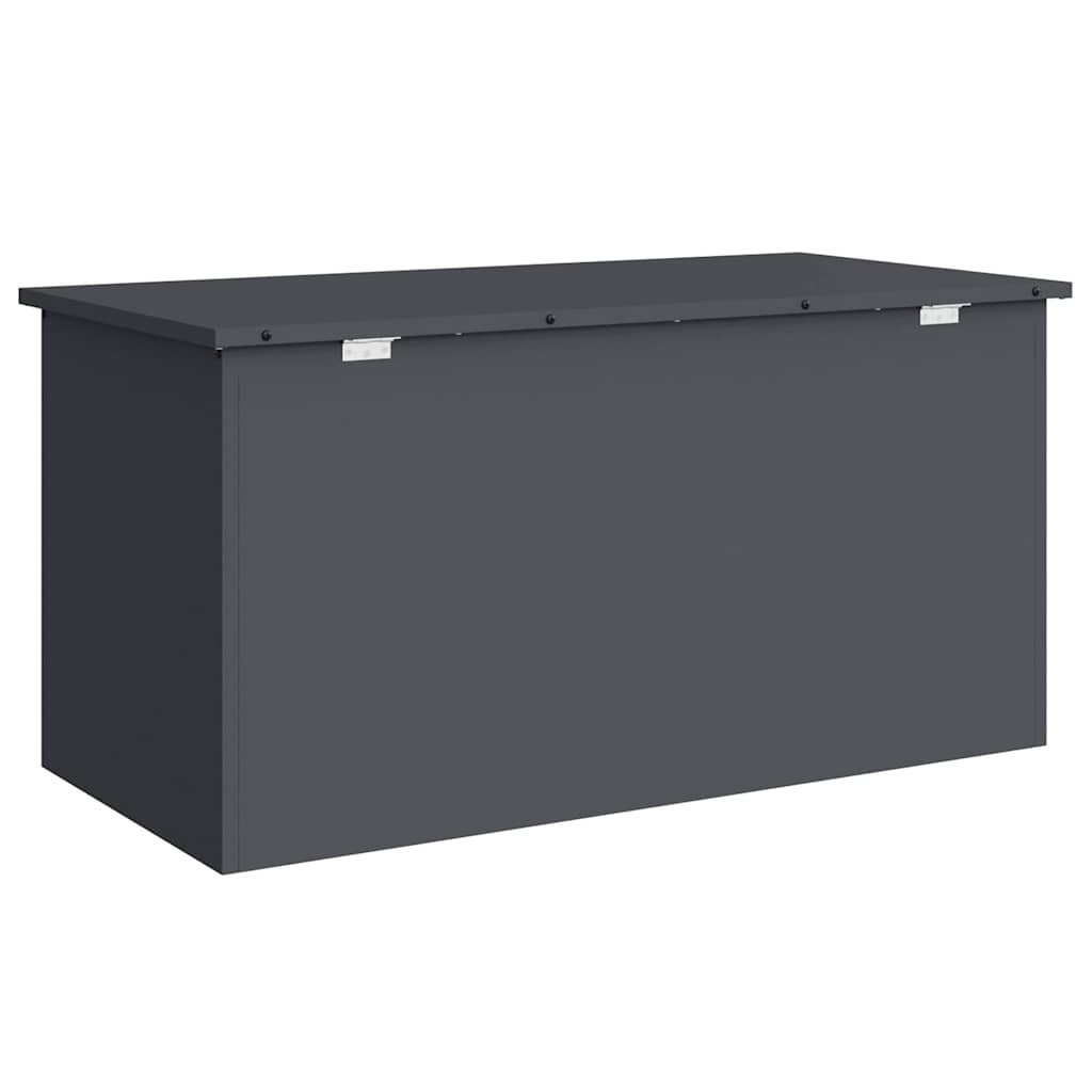 Outdoor Storage Box Anthracite Grey 100 X 50.5 X 50 Cm Steel