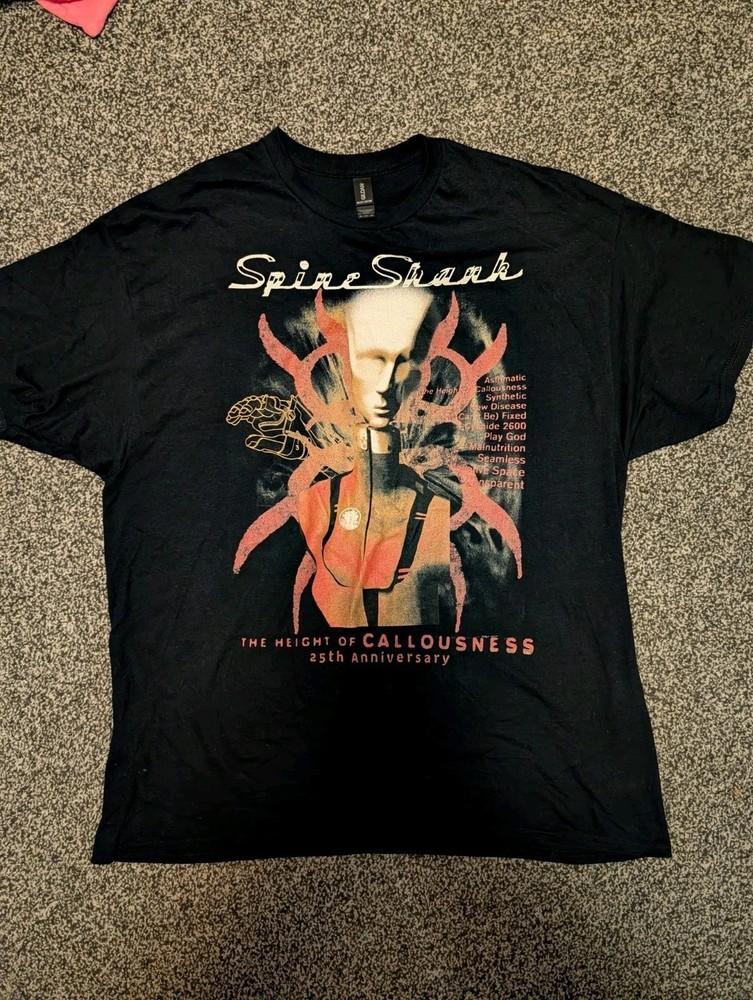 Spineshank Band The Height of Callousness Black S to 5XL Shirt AA836 Unisex T-Shirt XXL