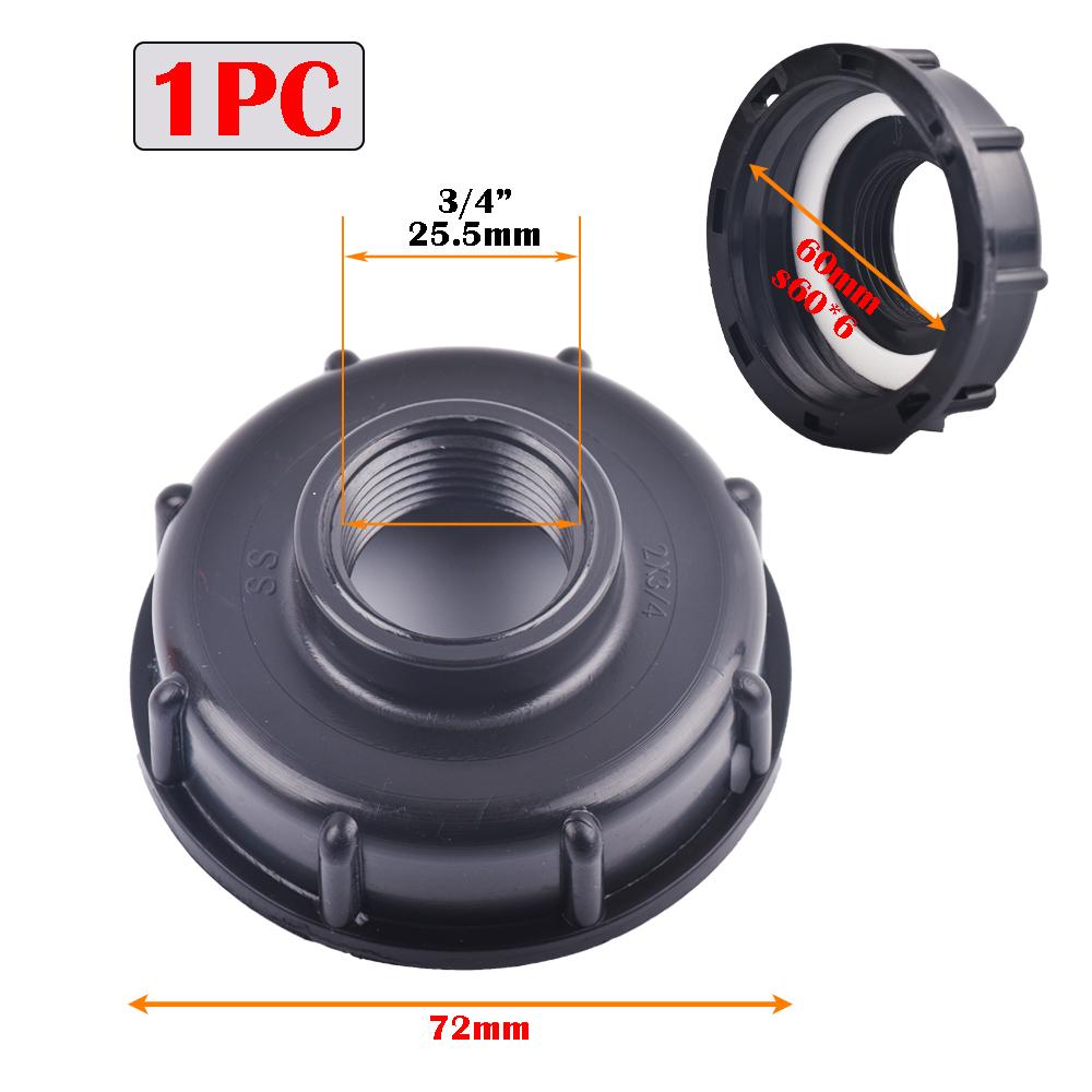 Garden Tank Faucet Filter Press S60X6 IBC Water Box Adapter Lengthen Connector Valve Sturdy Plastic Tap Hose Sludge Treatment