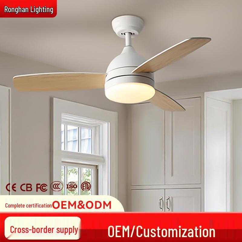 Smart LED Ceiling Fan Light for Home and Study - Modern Design for Bedroom or Restaurant