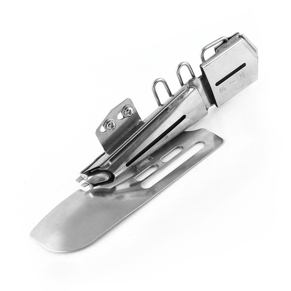 Flat Folder Industrial Sewing Machine Binder Metal Flat Seamer Folder  Sewing Applications