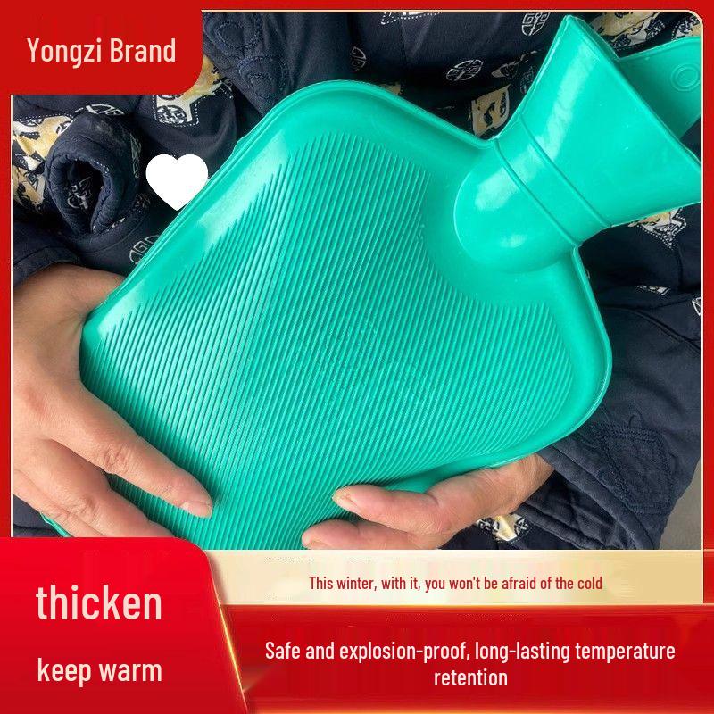 Shanghai Zi Pai Old-Fashioned Rubber Hot Water Bottle - Thickened, Explosion-Proof Hand Warmer
