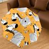 1PC Zebra Orange Umbrella-8-Rib Reinforced Portable Folding Travel Suitable for All Seasons Outdoor Daily Use-G346