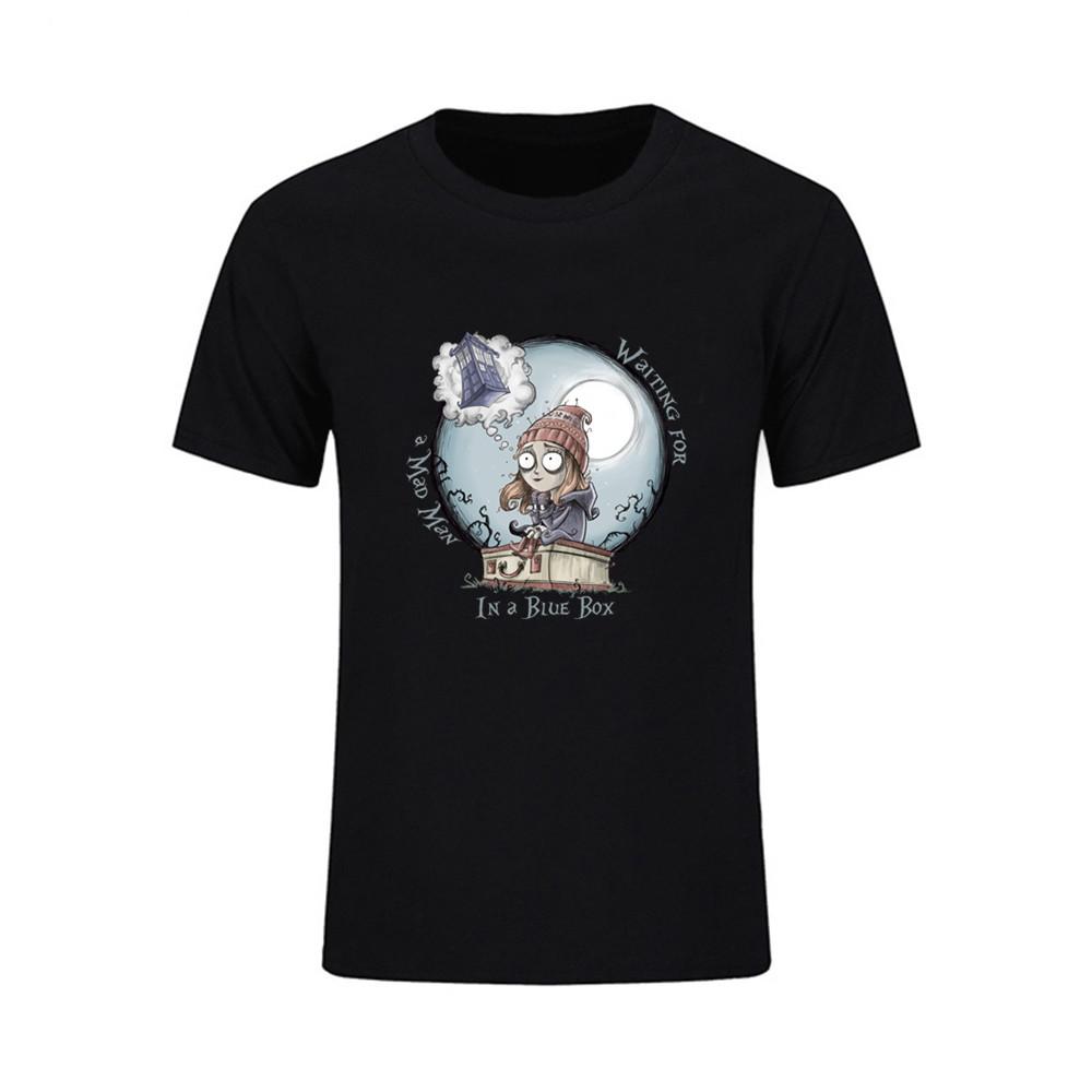 Homme Short Sleeve Tops Tee Shirts The Girl Who Waited Dr Who Men S 3XL