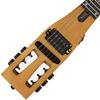 Anygig Portable Travel Electric Guitar, 82cm, 1.6kg, Brown, 25.5" Full-Scale, Right-Handed, with Gig Bag