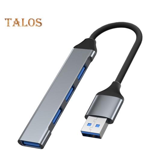 

USB 3.0 концентратор-удлинитель с 4 портами высокоскоростной передачи данных универсальный USB адаптер станция ультратонкий портативный концентратор данных USB серый