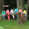 M-1pcs Cute Artificial Birds Fake Foam Animal Simulation Feather Birds Models Tit DIY Craft Home Garden Ornament Decoration