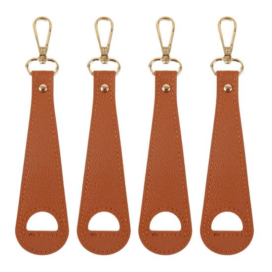 2/3/4 Stück Kunstleder Hutclip Freihändig Tasche Rucksack Handtasche Gepäck Hängende Baseballkappe